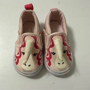 Vans Asher V Unicorn Toddler Shoes Size 4